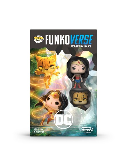 Juego de mesa funkoverse dc edicion 102 wonder woman y cheetah ingles