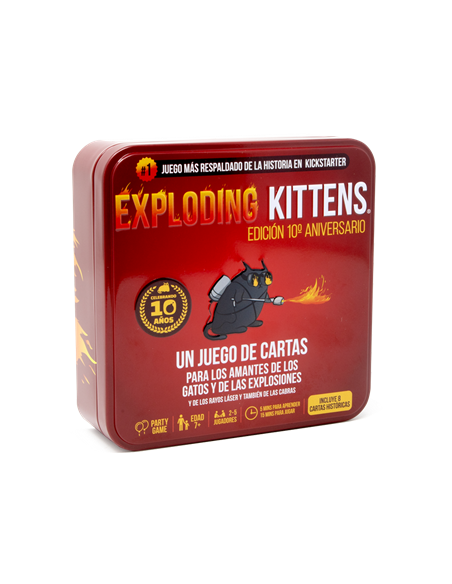 Juego de mesa exploding kittens 10 aniversario