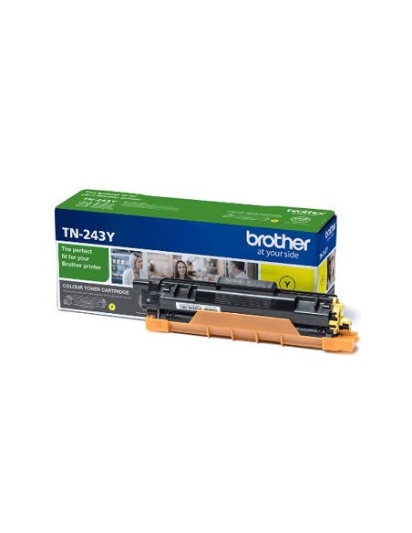 Toner brother tn243y amarillo 1000 paginas dcpl3510cdw  hll3270cdw  hll3290cdw  mfcl3710cw  mfcl