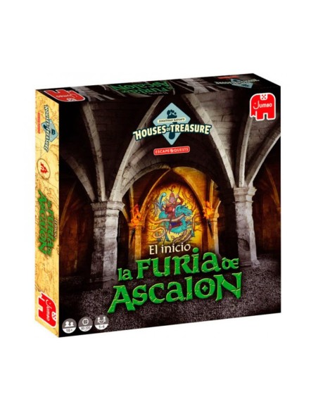 Juego de mesa escape quest el inicio  la furia de ascalon pegi 16