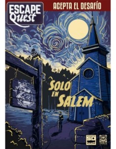 Juego de mesa escape quest 3 solo en salem formato libro pegi 12