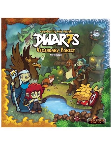 Juego de mesa dwar7s bosque legendario expansion edad recomendada 13 años idioma ingles