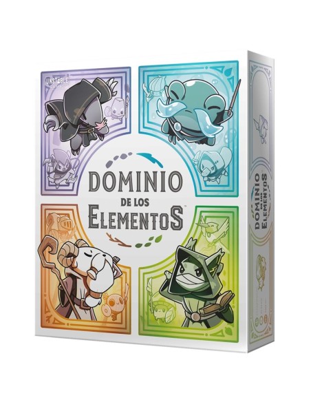 Juego de mesa dominio de los elementos