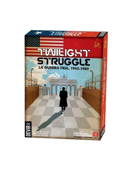 Juego de mesa devir twilight struggle la guerra fría pegi 14