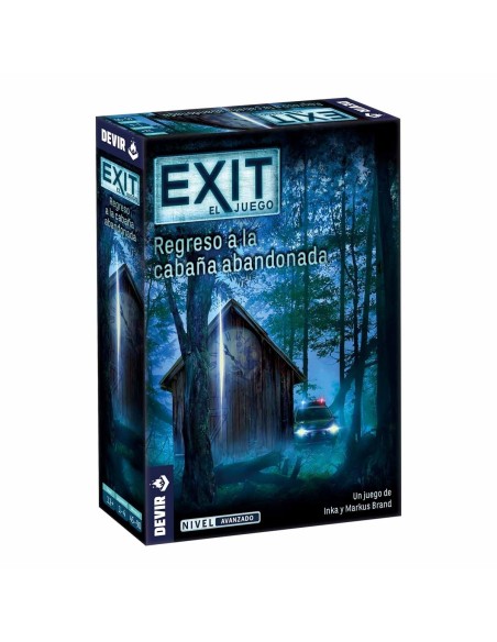 Juego de mesa devir exit regreso a la cabaña abandonada