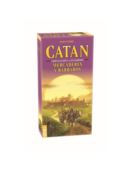 Juego de mesa devir catan mercaderes y barbaros 5  6 jugadores