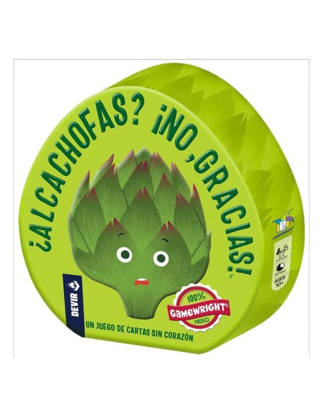 Juego de mesa devir alcachofas ¡no gracias
