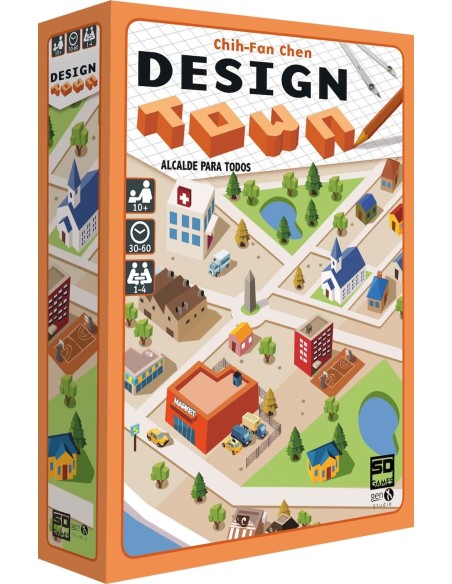Juego de mesa design town pegi 10