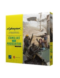 Juego de mesa cyberpunk 2077 familias y proscritos edad recomendada 14 años