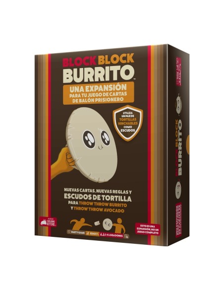 Juego de mesa block block burrito edad recomendada 7 años