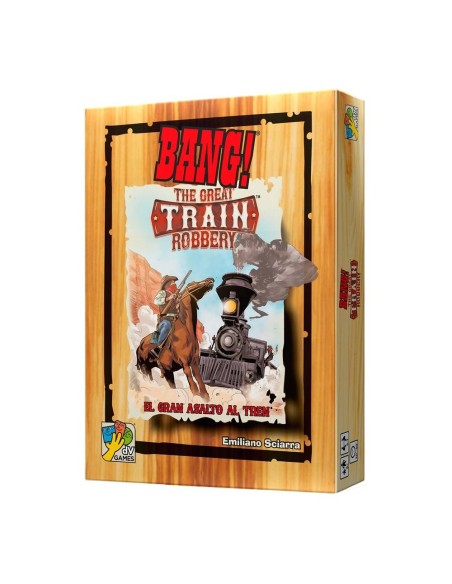 Juego de mesa bang el gran asalto al tren