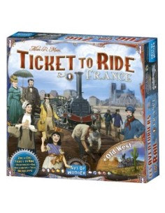 Juego de mesa aventureros al tren francia  el viejo oeste pegi 8