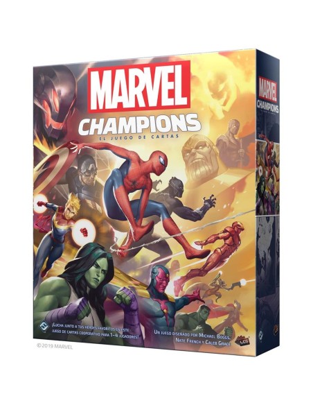 Juego de mesa asmodee marvel champions el juego de cartas pegi 14