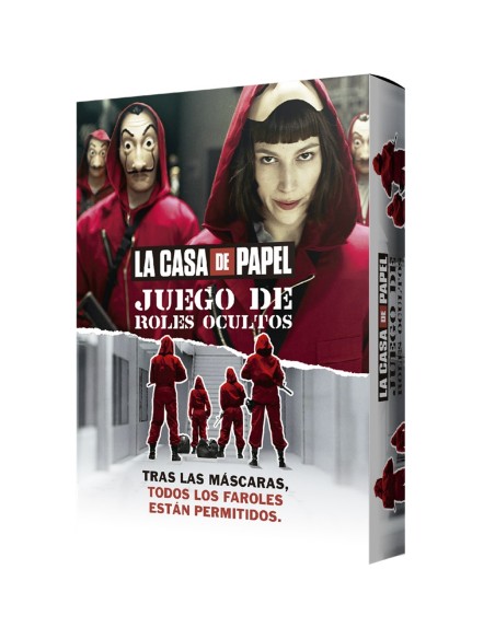 Juego de mesa asmodee la casa de papel roles ocultos pegi 14