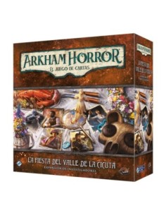 Juego de mesa arkham horror lcg la fiesta del valle de la cicuta expansion investigadores edad recom