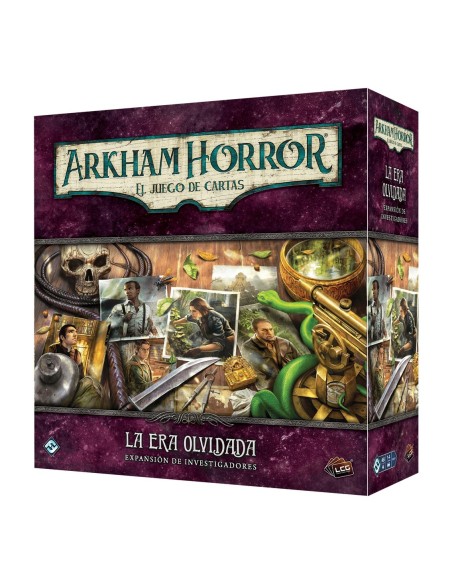 Juego de mesa arkham horror lcg la era olvidada expansion investigadores edad recomendada 14 años