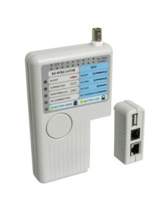 Tester probador de cables wp rj11  rj12  rj45  bcn  usb