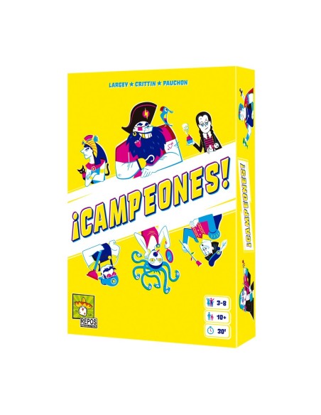 Juego de mesa ¡campeones edad recomendada 10 años