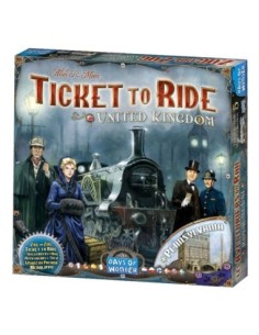 Juego de mesa ¡aventureros al tren reino unido pegi 8