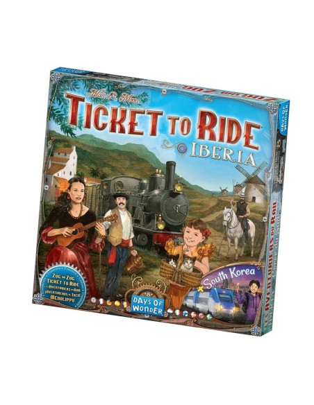 Juego de mesa ¡aventureros al tren iberia y corea del sur edad recomendada 8 años