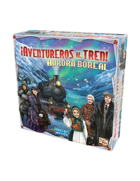 Juego de mesa ¡aventureros al tren aurora boreal