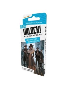 Juego de cartas unlock miniaventuras asesinato en birmingham