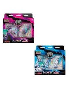 Juego de cartas pokemon tcg espada y escudo 10 barajas de combate calyrex vmax 6 unidades español