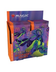 Juego de cartas collector booster wizards of the coast magic the gathering midnight hunt 12 sobres i