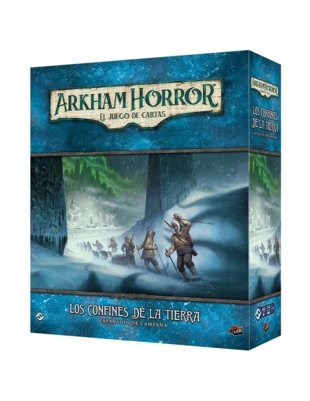 Juego de cartas arkham horror lcg confines de la tierra exp  campaña pegi 14