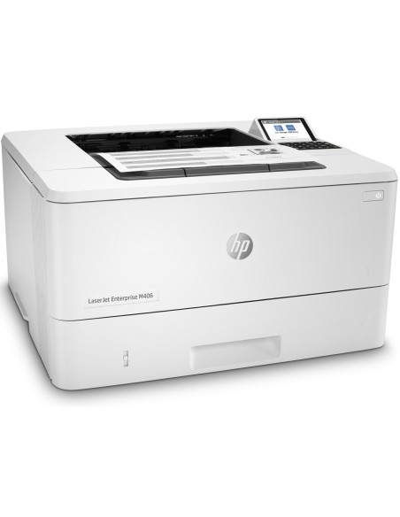 Impresora hp laser monocromo laserjet enterprise m406dn a4  38ppm  usb  red  duplex impresion