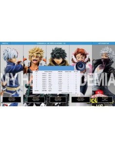 Ichiban kuji my hero academia  vs  lote 80 articulos