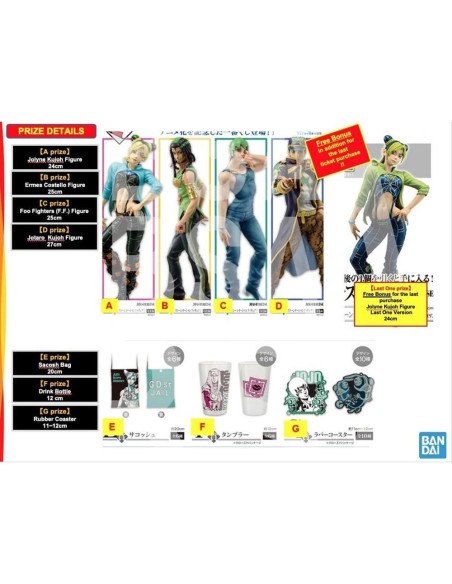 Ichiban kuji jojo's bizarre golden wind