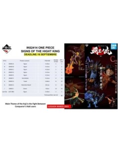 Ichiban kuji banpresto one piece signs of the hight king