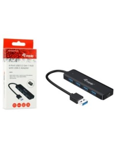 Hub usb equip life a 4 x usb 3 2  1 x usb tipo c  adaptador usb tipo c
