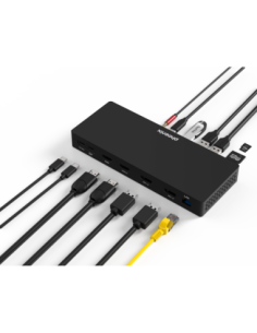 Hub phoenix tipo c docking statión 14 en 1 pd 100w para portátil