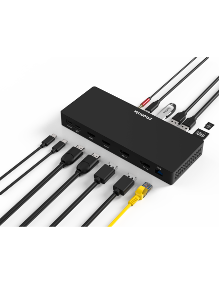 Hub phoenix tipo c docking statión 14 en 1 pd 100w para portátil