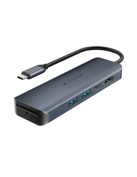 Hub hyper drive ecosmart gen 2 universal usb  c® 6  in  1100 w pd power
