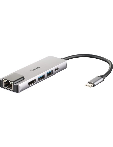 Hub d  link dub  m520 2 usb 3 1 hdmi rj45 usb tipo c