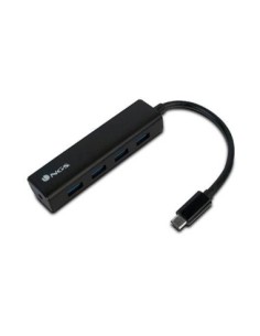 Hub 4 puertos usb 3 0 ngs negro  5gbps