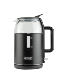 Hervidor bourgini 2000w 1 5l cristal y plastico