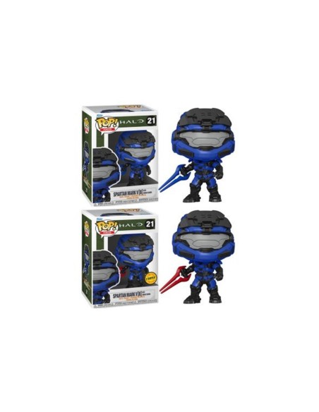 Funko pop videojuegos halo infinite mark v [b] con espada azul con opcion chase 59336