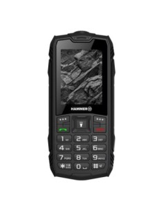 Telefono movil rugerizado hammer rock 2 4 pulgadas  0 3mpx  2g