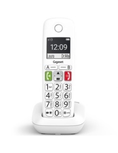 Telefono fijo inalambrico gigaset e290 blanco 150 numeros  21 tonos