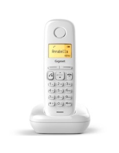 Telefono fijo inalambrico gigaset a270 blanco 80 numeros agenda  10 tonos