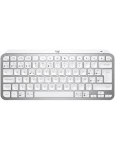 Teclado logitech mx keys gris palido wireless inalambrico qwerty español
