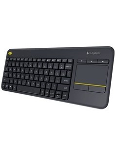 Teclado logitech k400 plus touch keyboard negro wireless inalambrico