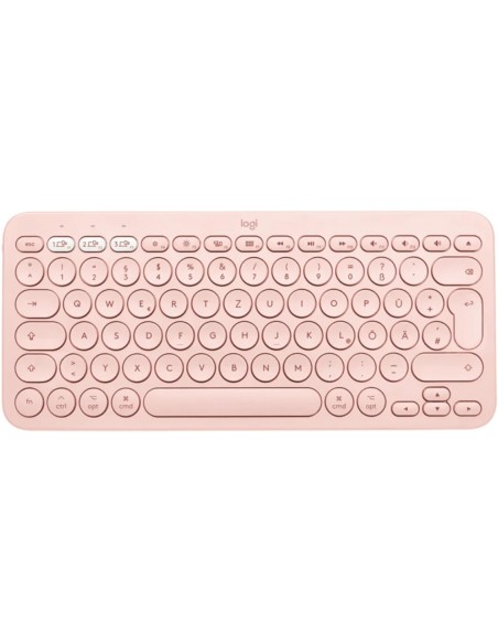 Teclado logitech k380 multi  device bluetooth rosa español