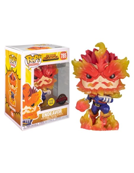 Funko pop my hero academia endeavor brillo en la oscuridad exclusivo 49672