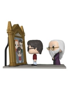 Funko pop moment harry potter espeo de oesed harry y dumbledore 63144