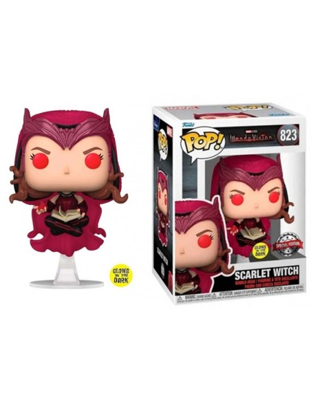 Funko pop marvel wandavision glows scarlet witch 62345